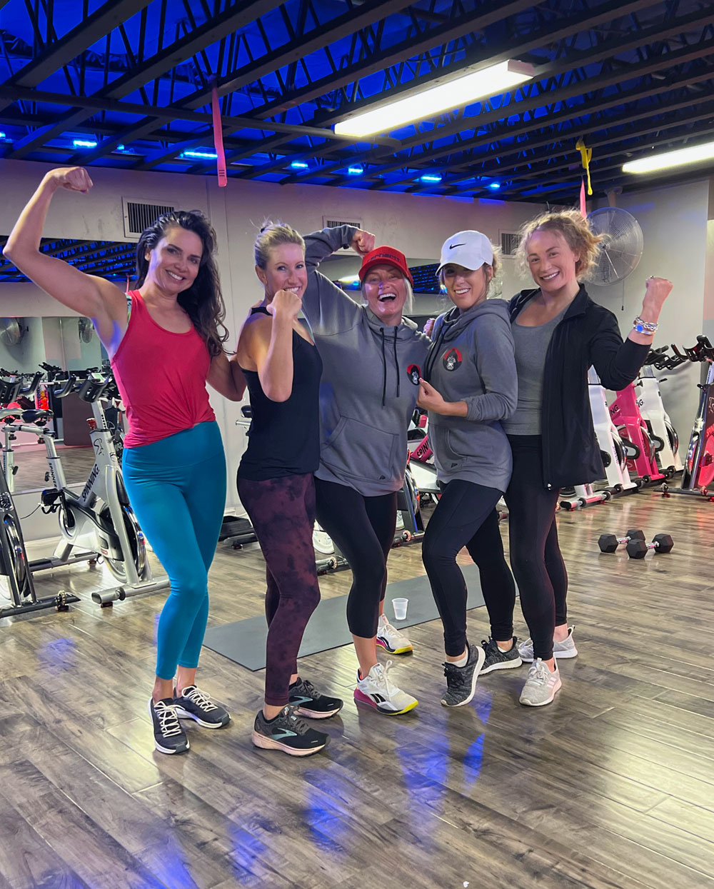 group fitness class at Tahoe Club 100