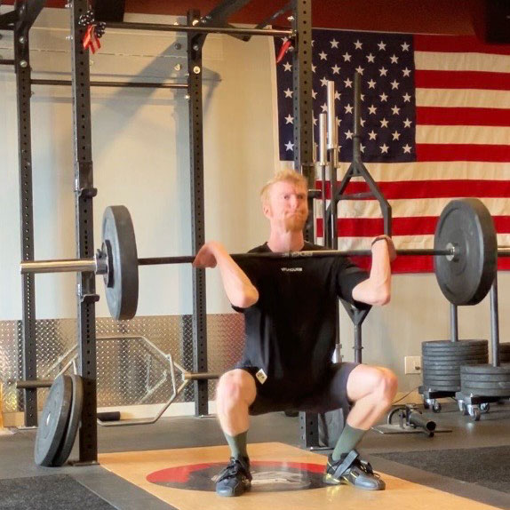 Olympic Weightlifting training Seamus Tahoe Club 100 Seamus Breslin