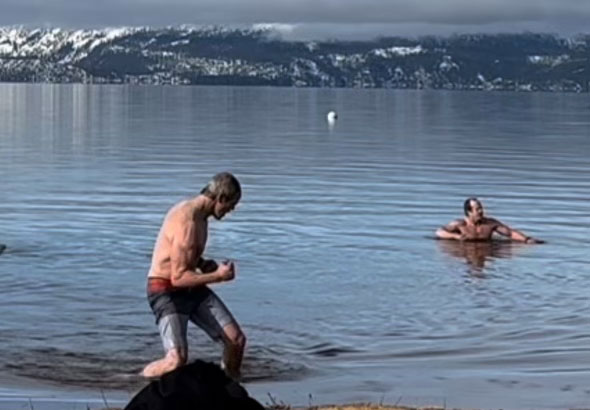 cold plunge tahoe style