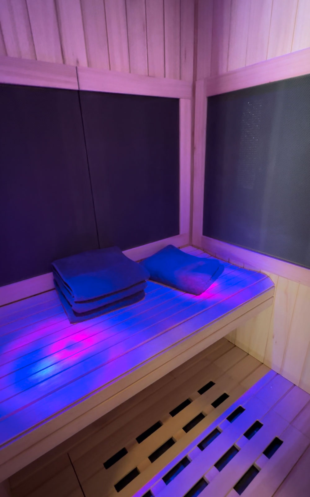 infrared sauna at Tahoe Club 100